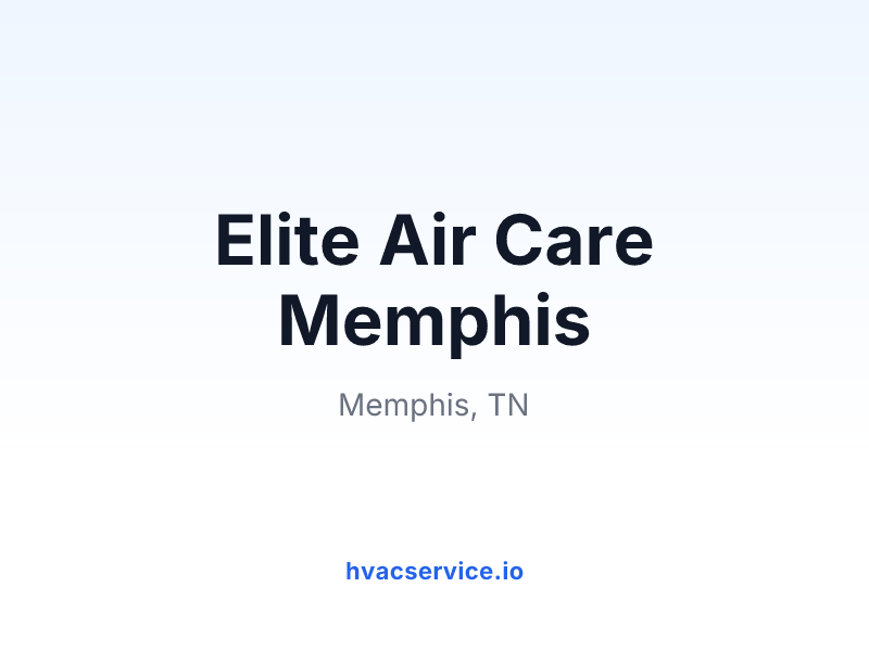 Elite Air Care Memphis