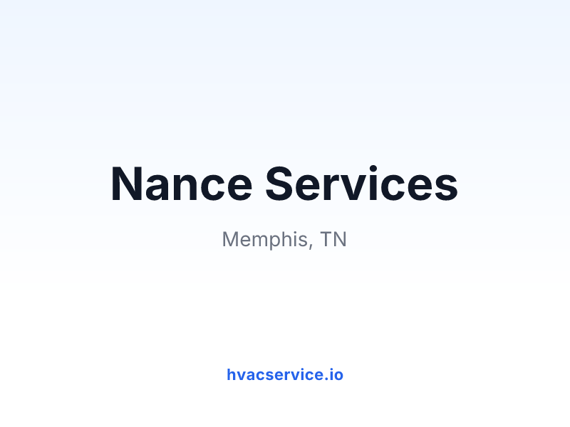 Nance Services