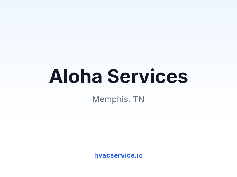 Aloha Air Conditioning and Heating Services