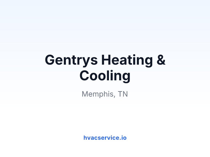 Gentrys Heating & Cooling