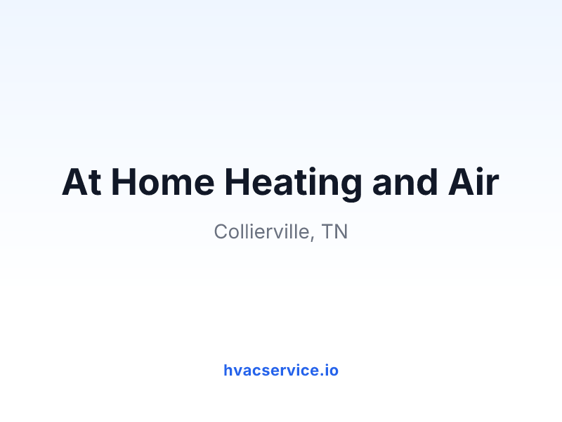 At Home Heating and Air