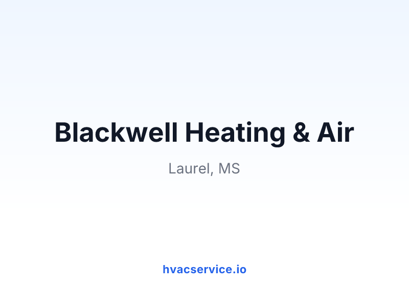 Blackwell Heating & Air