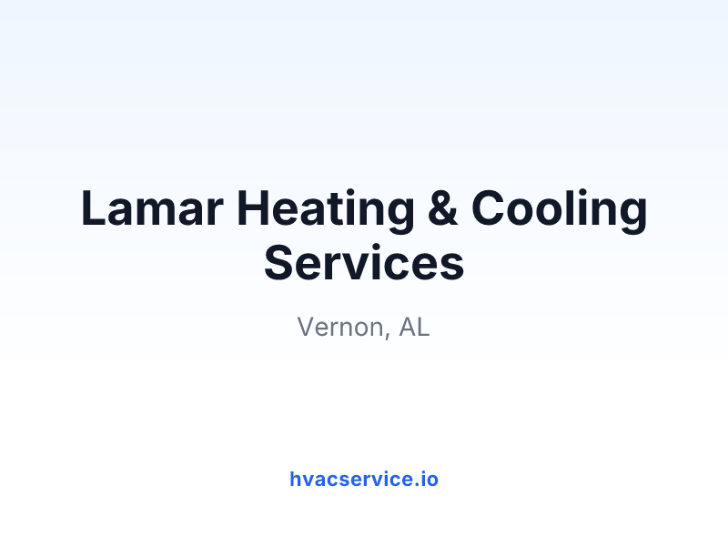 Lamar Heating & Cooling Services