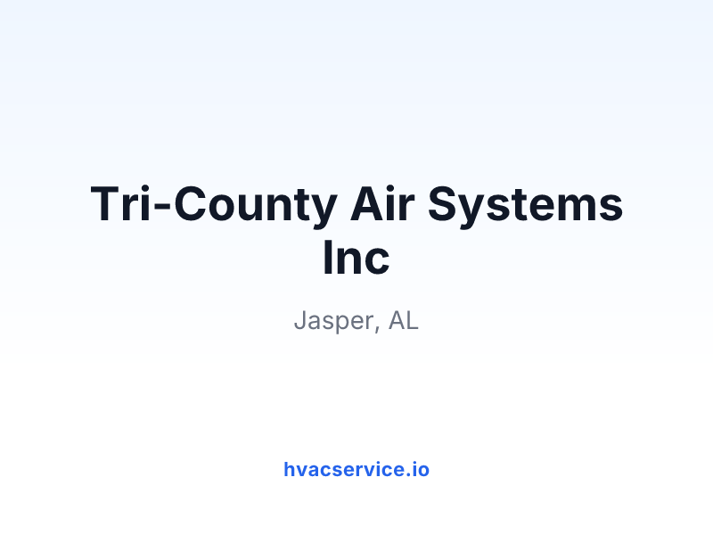 Tri-County Air Systems Inc