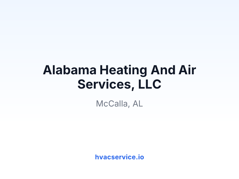 Alabama Heating And Air Services, LLC