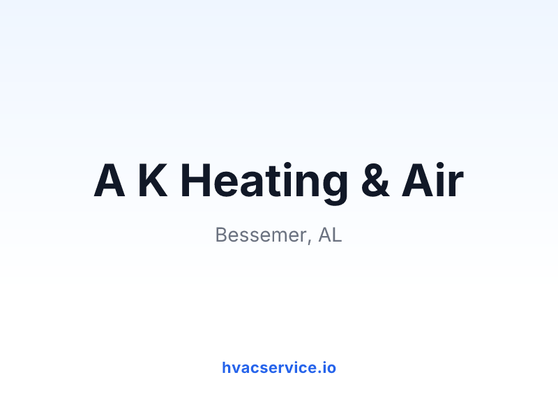 A K Heating & Air