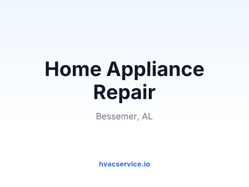 Home Appliance Repair
