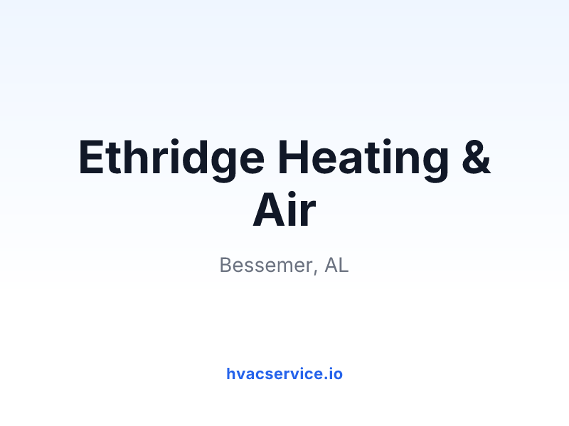 Ethridge Heating & Air