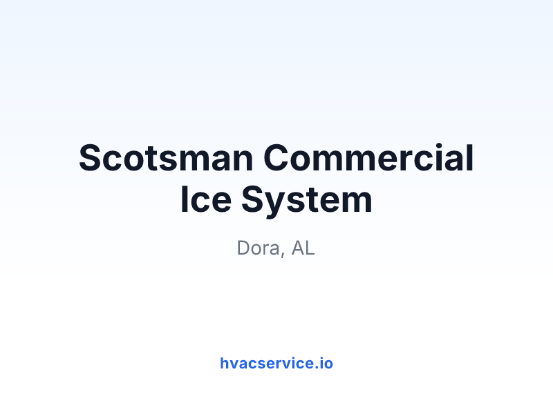 Scotsman Commercial Ice System