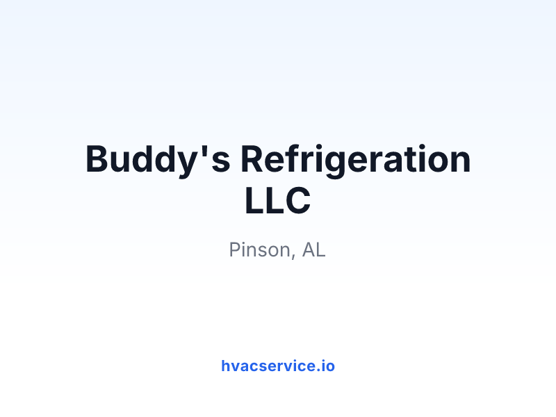 Buddy's Refrigeration LLC