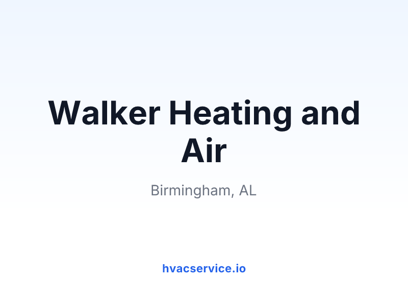 Walker Heating and Air