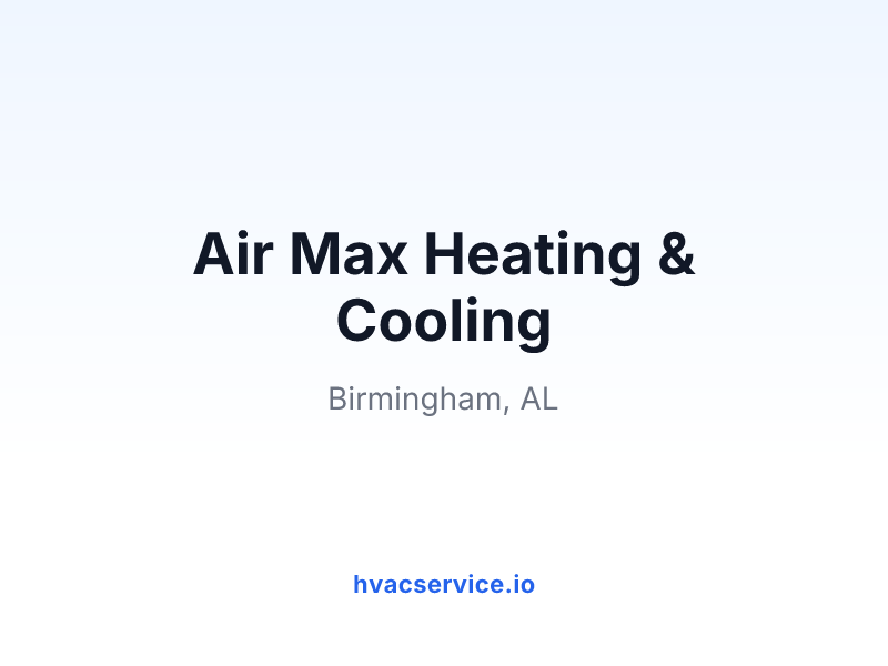 Air Max Heating & Cooling
