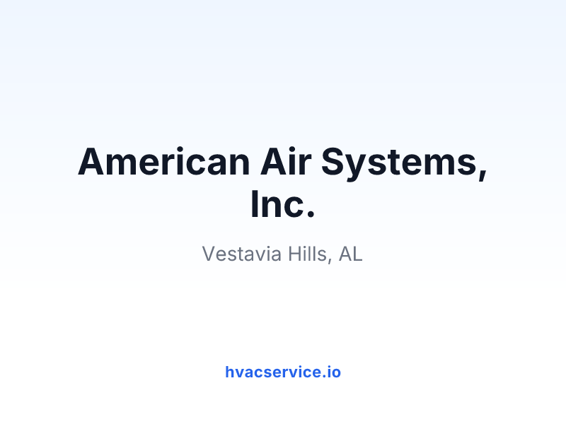 American Air Systems, Inc.