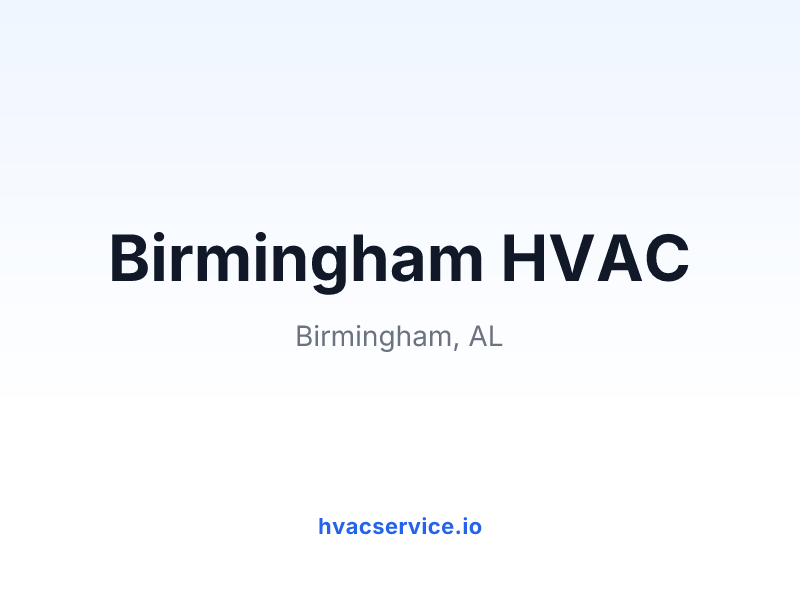 Birmingham HVAC