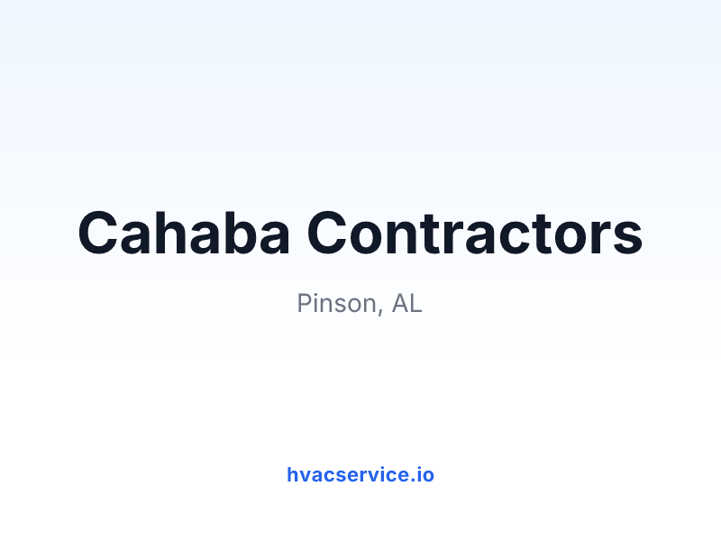 Cahaba Contractors