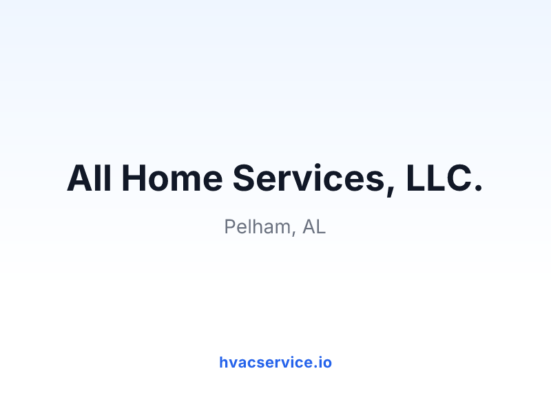 All Home Services, LLC.