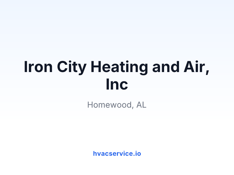 Iron City Heating and Air, Inc