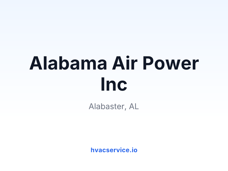 Alabama Air Power Inc