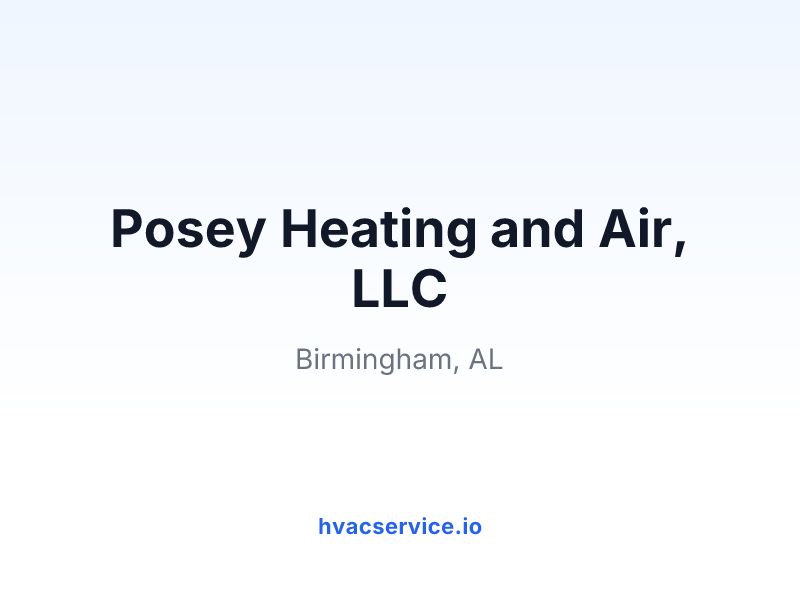 Posey Heating and Air, LLC