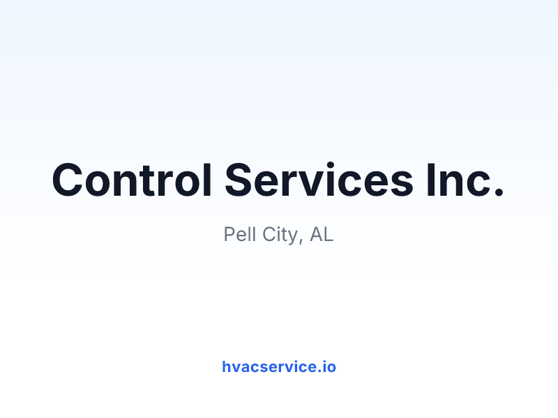 Control Services Inc.