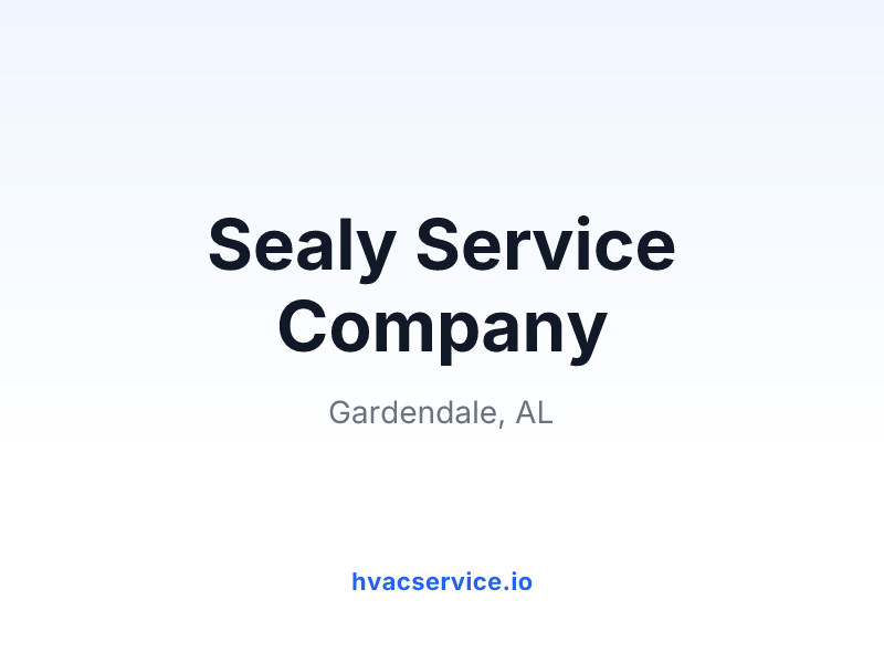 Sealy Service Company