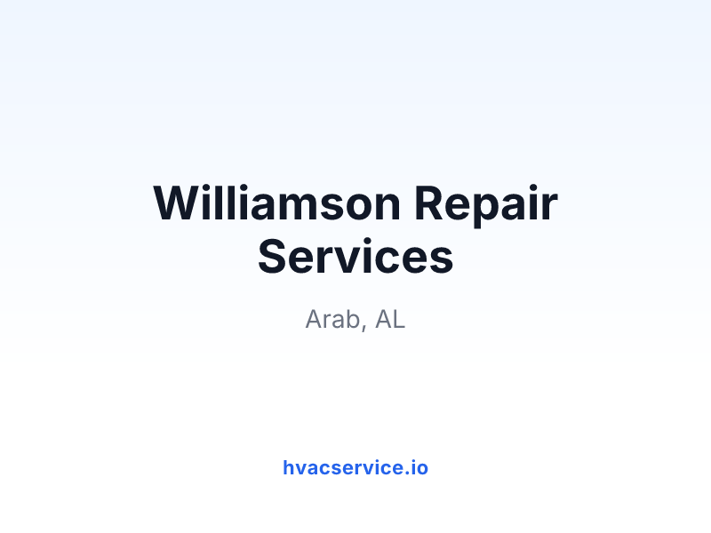 Williamson Repair Services