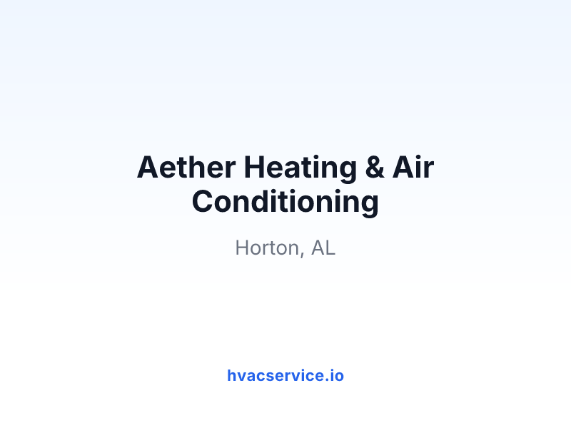 Aether Heating & Air Conditioning