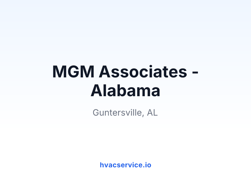 MGM Associates - Alabama