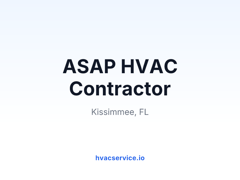 ASAP HVAC Contractor