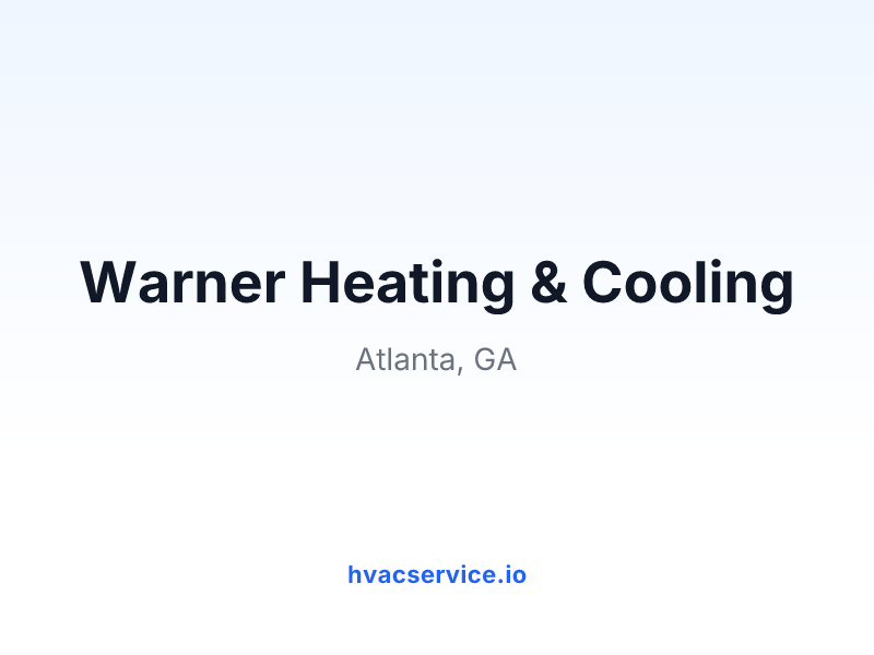 Warner Heating & Cooling