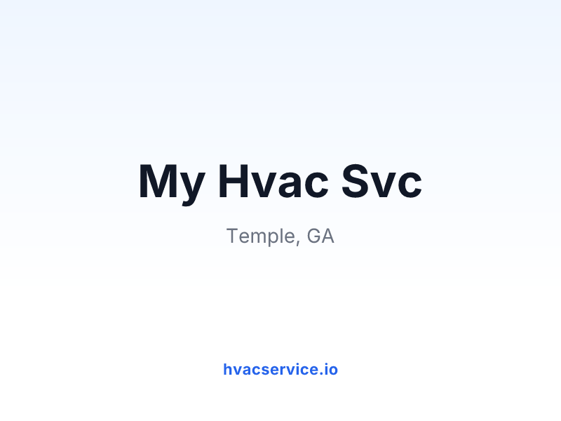 My Hvac Svc
