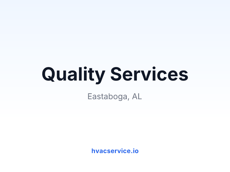 Quality Services