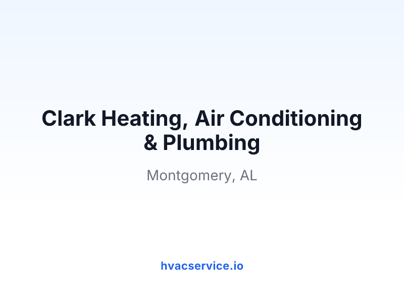 Clark Heating, Air Conditioning & Plumbing