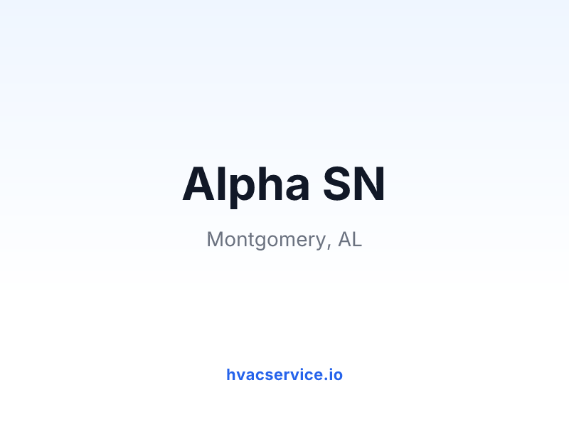 Alpha SN