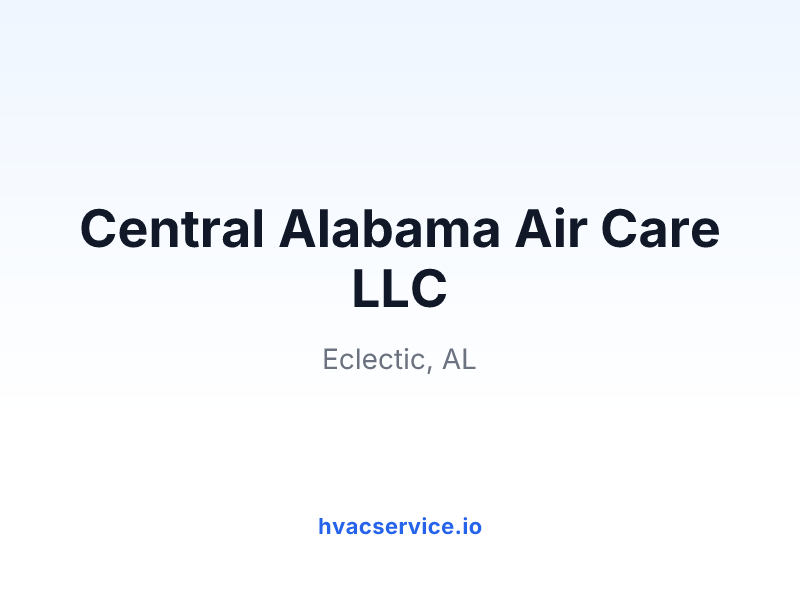 Central Alabama Air Care LLC