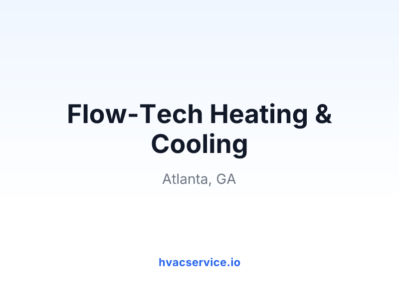 Flow-Tech Heating & Cooling