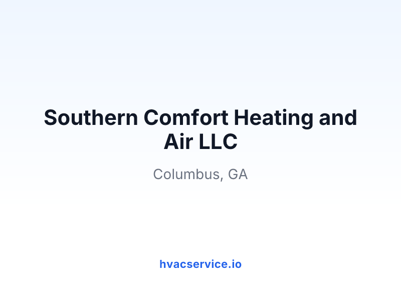 Southern Comfort Heating and Air LLC