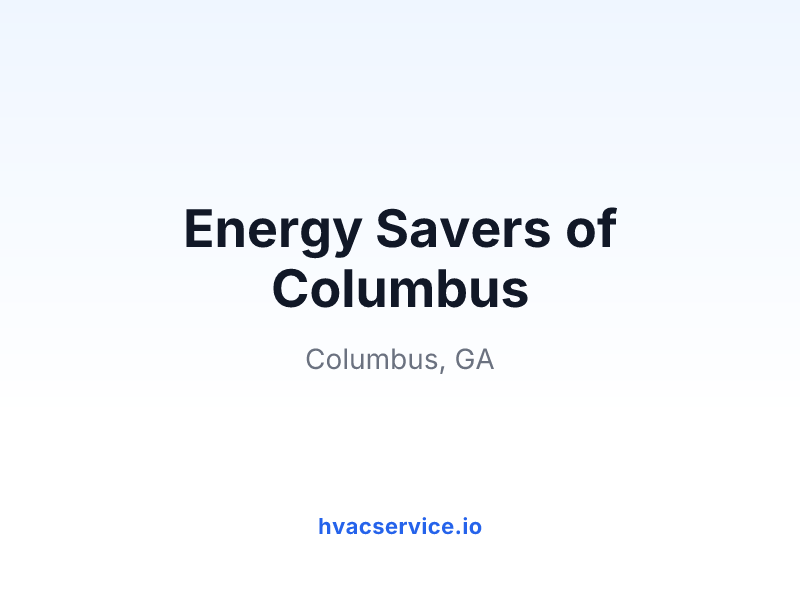 Energy Savers of Columbus