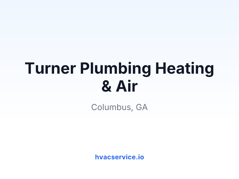Turner Plumbing Heating & Air