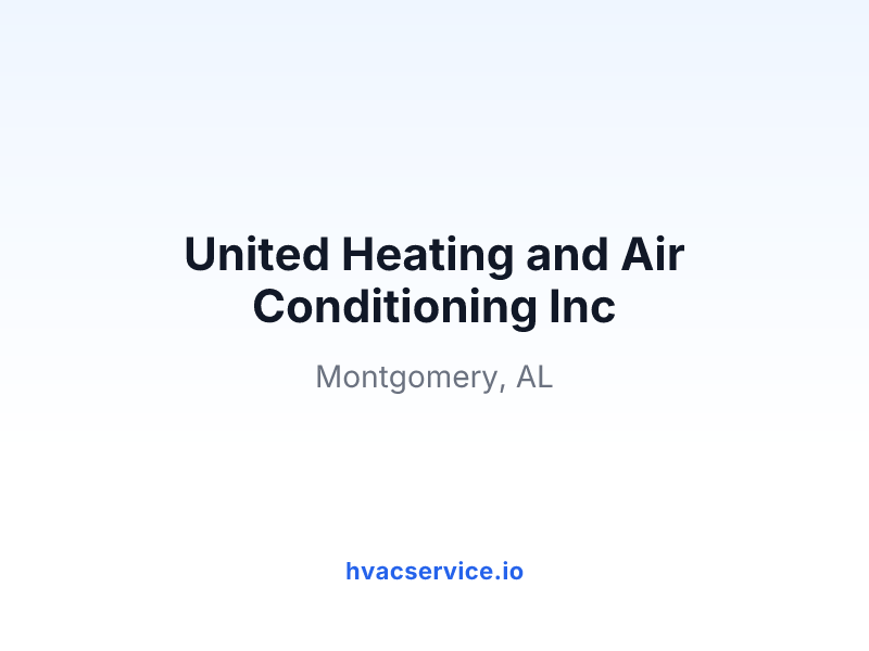 United Heating and Air Conditioning Inc