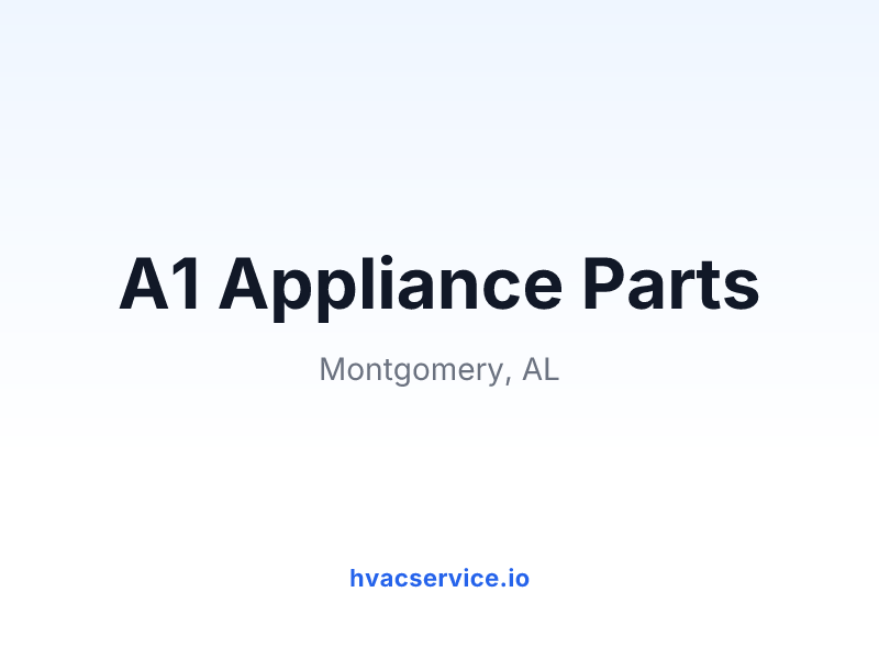 A1 Appliance Parts