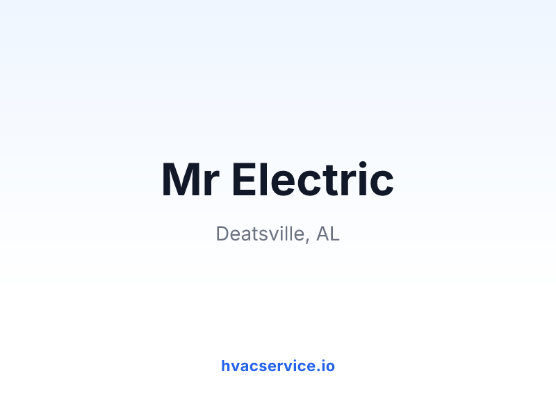 Mr Electric