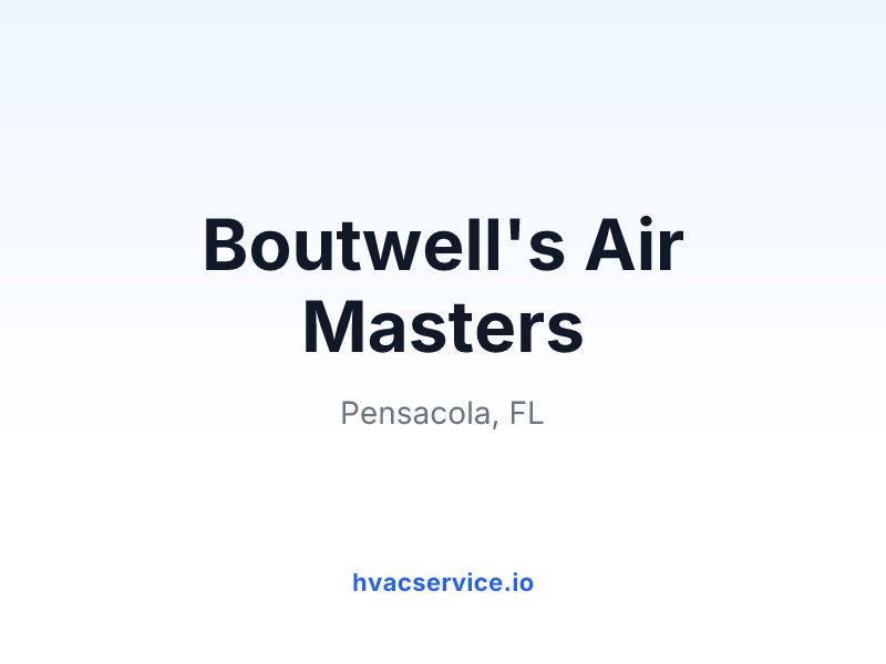 Boutwell's Air Masters
