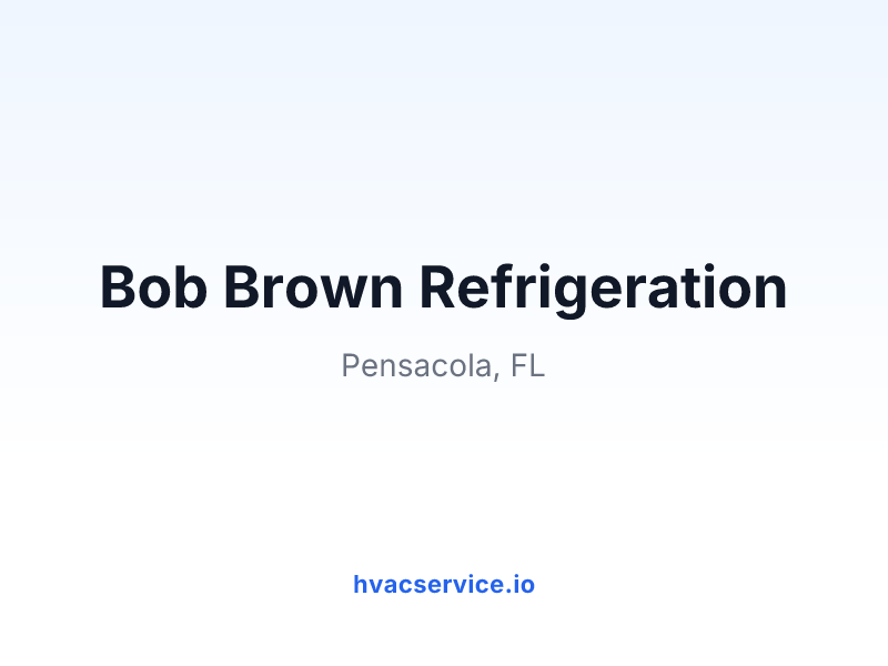Bob Brown Refrigeration