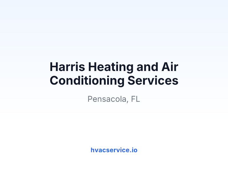 Harris Heating and Air Conditioning Services