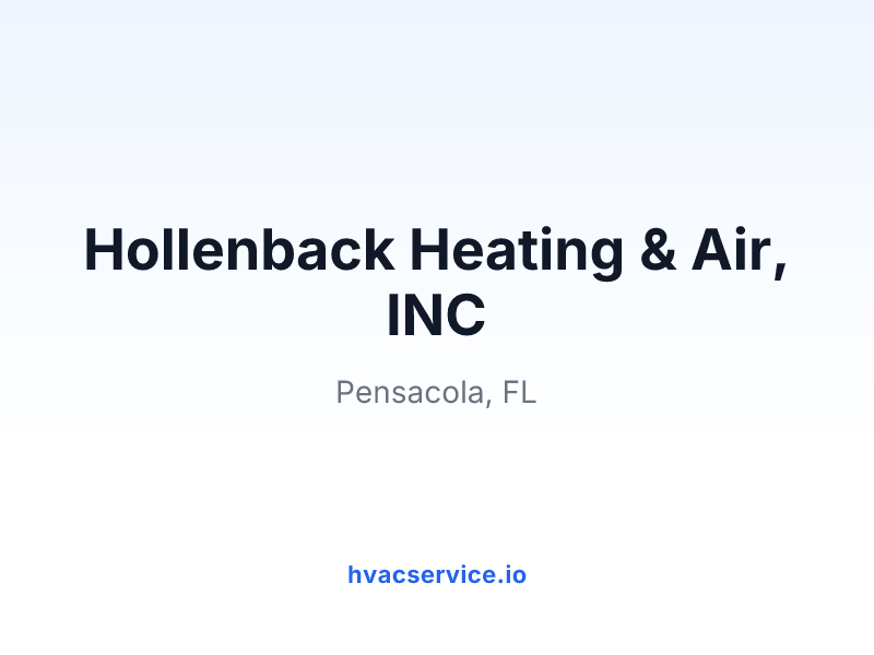 Hollenback Heating & Air, INC