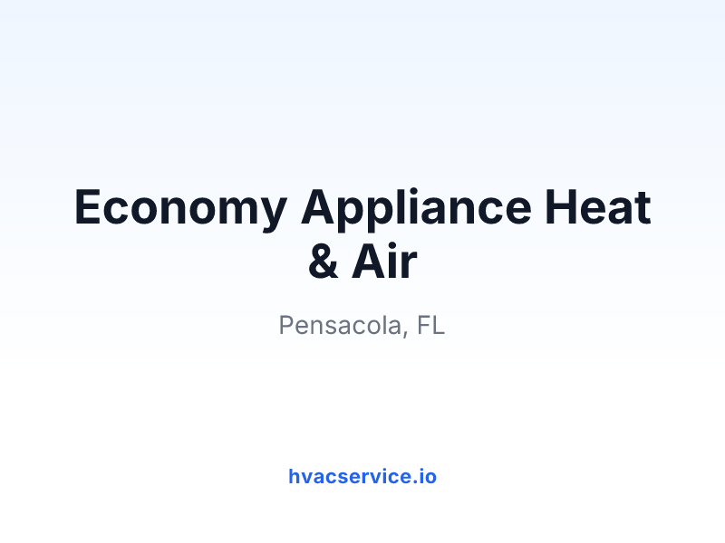 Economy Appliance Heat & Air Inc.