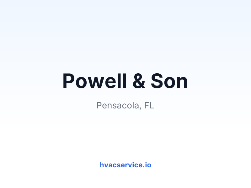Powell & Son