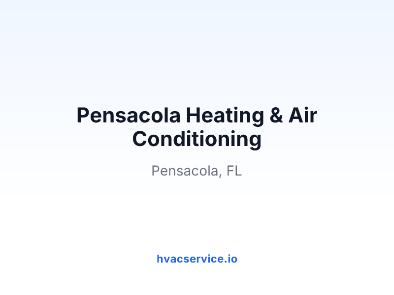 Pensacola Heating & Air Conditioning