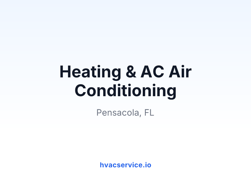 Heating & AC Air Conditioning